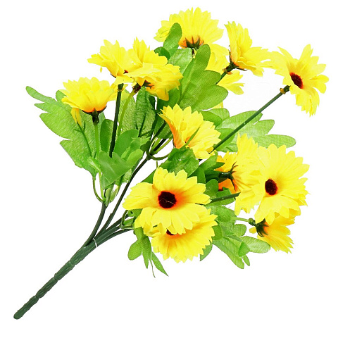 Цветок искусственный декоративный пасхальный, Маргаритка, 30 см, в ассортименте, FP216