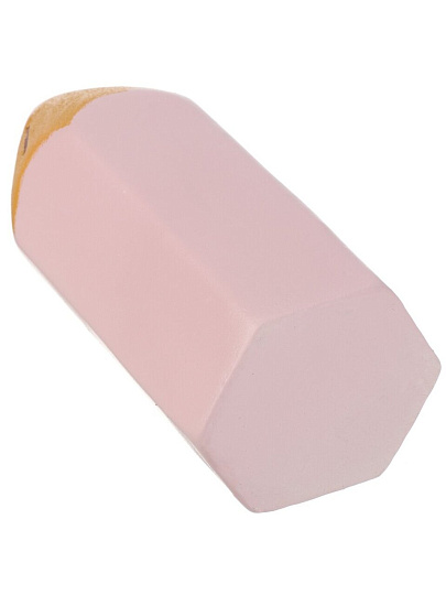 Копилка Карандаш, 9х9х21 см, гипс, 12 0016 19, розовая