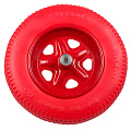 Колесо полиуретан PU, D 85-110, 3.25-3.00-8, втулка D12 мм
