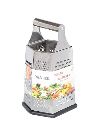 Терка 6 граней, нержавеющая сталь, Y3-1054