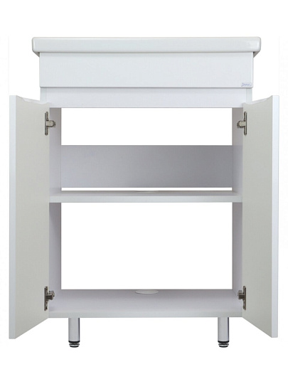 Тумба Аква 60, 800х470х830, напольная белая, под умывальник Сomo 60,DORATIZ 9911.195