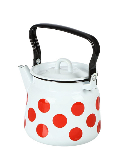 Чайник сталь, эмалированное покрытие, 2.3 л, ручка металлическая, Сибирские товары, в ассортименте, С2714/.3/*79/3*59/3*78