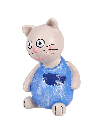 Копилка Кот-Обормот, 13х13х23 см, гипс, 12 0120 0003, карамель