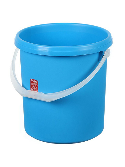 Ведро пластик, 20 л, в ассортименте, хозяйственное, без крышки, Darel, ВЕ0220