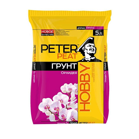 Грунт Hobby, для орхидей, 5 л, Peter Peat