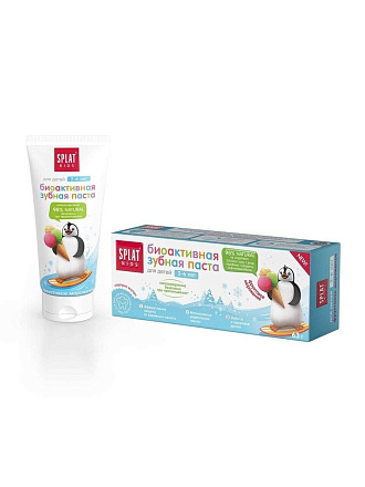 Зубная паста Splat, JUICY Фруктовое мороженое, для детей, 50 мл, с 2-6 лет