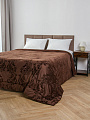 Покрывало евро, 240х260 см, 100% полиэстер, Silvano, Classic, шоколад - фото 7