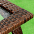 Мебель садовая Малибу, коричневая, стол, 56х66х76 см, 2 кресла, Y9-297 - фото 8
