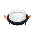 Светильник встраиваемый Асцендио, GX53, круглый, черный, General Lighting Systems, GCL-GX53-H38