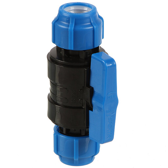 ПНД кран d25 мм, Spektr