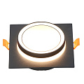 Светильник встраиваемый Вега, GX53, квадратный, черный, General Lighting Systems, GCL-GX53-H38 - фото 2