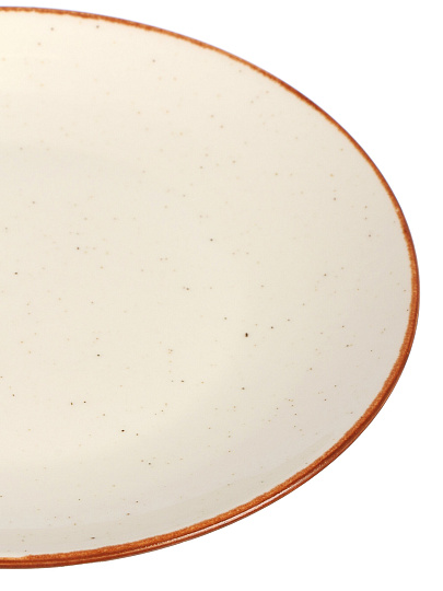 Тарелка обеденная, фарфор, 26 см, Теплый песок, Daniks, 15ТП26006