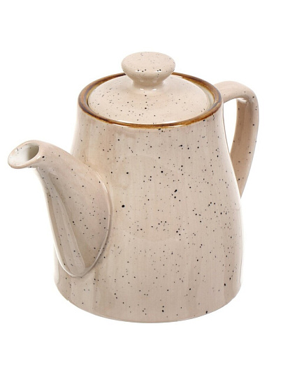 Чайник заварочный фарфор, 0.48 л, Bronco, Nature, 263-1108, бежевый