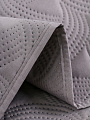 Покрывало 2-спальное, 200х180 см, 100% полиэстер, стеганое, Silvano, Ультрасоник Геометрия, мокрый асфальт - фото 6