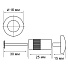 Заглушка торцевая для рейлинга, диаметр 16 мм, хром, Trodos, Модерн, 101337 - фото 3