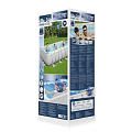 Бассейн каркасный Bestway, 488х244х122 см, Power Steel Rectangular, 56670BW, фильтр-насос, лестница, тент, 11532 л, поплавок-дозатор - фото 13