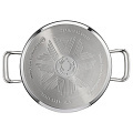 Набор посуды нержавеющая сталь, 6 предметов, кастрюли 2.9, 4.9 л, ковш 1.3 л, индукция, Tefal, Intuition, A702S685 - фото 5