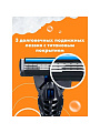 Сменные кассеты для бритв Bic, Flex 3 hibrid, для мужчин, 4 шт, 948274 - фото 3