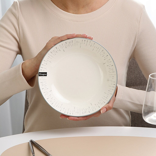 Тарелка суповая, керам, 20 см, кругл, MILA MIFI, Elrington, 253-27024