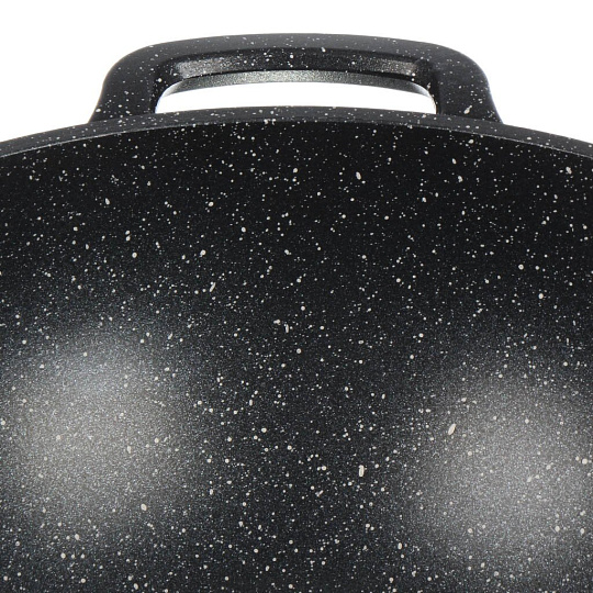 Казан алюминий, антипригарное покрытие, 4 л, Induction Гранит, с крышкой, Горница, Икн2832аг