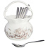 Подставка для чайных ложек, фарфор, Lefard, Белый цветок, 415-2121 - фото 3