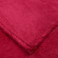 Плед 1.5-спальный, 130х160 см, микрофибра, 100% полиэстер, Silvano, бордо, TB1316-60 - фото 3