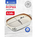 Форма для запекания керамика, 24х13.5х4.5 см, 0.58 л, прямоугольная, бежевая, Daniks, Полдень, Y4-8730 - фото 9