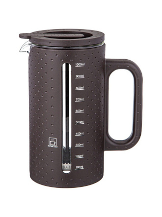 Френч-пресс 1 л, стекло, Agness, 894-545