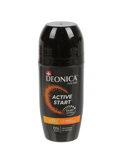 Дезодорант Deonica, Active start, для мужчин, ролик, 50 мл