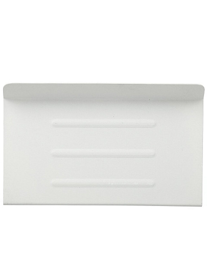 Держатель для туалетной бумаги, с полкой, 17х12х7.5 см, металл, белый, A340121