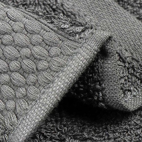 Полотенце банное 70х140 см, 100% хлопок, 500 г/м2, Dante Antrasit, TAC, темно-серое, 1718, Турция