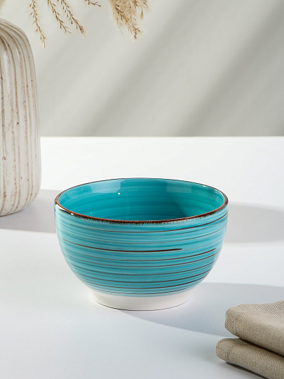 Салатник керамика, круглый, 14х8 см, Laguna, Domenik, DM6003-1