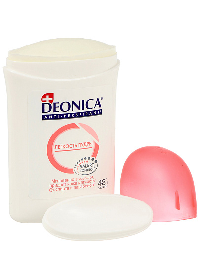 Дезодорант Deonica, Легкость пудры, для женщин, стик, 40 мл
