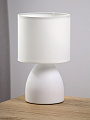Светильник настольный E14, 40 Вт, белый, абажур белый, Rivoli, Nadine, 7042-502, керамика - фото 2