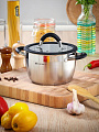 Кастрюля нержавеющая сталь, 2.7 л, крышка стекло, Daniks, Орландо, GS-01435-18CA, серебристая, индукция - фото 8