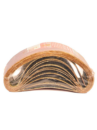 Лента абразивная 10 шт, зернистость P100, 75х533 мм, Matrix, 74237