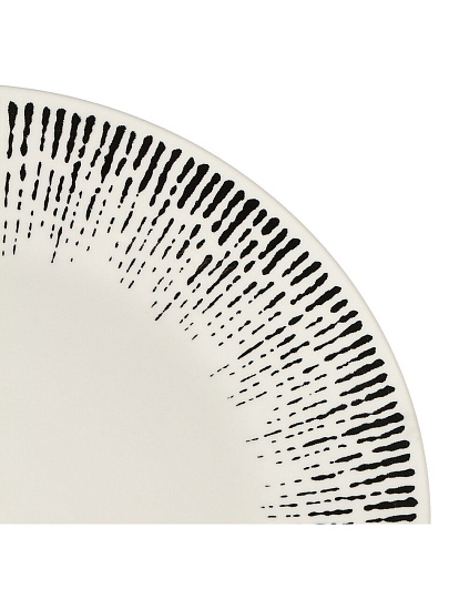 Тарелка обеденная, керамика, 23 см, круглая, Mila Ripsy, Elrington, 253-27009