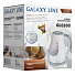 Чайник электрический Galaxy Line, GL0200, белый, 1.6 л, 2200 Вт, скрытый нагревательный элемент, пластик - фото 3