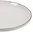 Тарелка обеденная, керамика, 27 см, круглая, White Fusion, Daniks, белая - фото 2