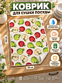 Коврик для сушки посуды полиэстер, 38х50 см, в ассортименте, Y4-12525