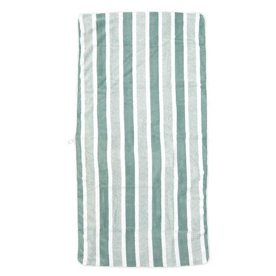 Полотенце банное 65х130 см, 80% полиэстер, 20% полиамид, 310 г/м2, Страйп, Bravo, мятное, Китай, М0908_34