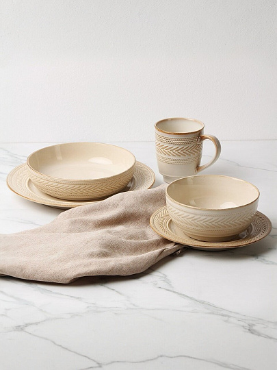 Салатник керамика, 15х7 см, 0.8 л, Villatic, Nouvelle Home, 0540195