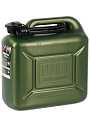 Канистра пластик, для топлива, 10 л, прямоугольная, с крышкой, оливковая, 55331, Profi, 3Ton - фото 2