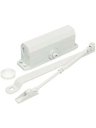 Доводчик дверной Trodos, TD-100, нет, -35°C + 60°C °C, 100 кг, белый, 272015