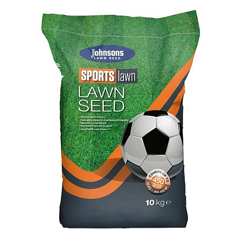 Семена Газон, Sports Lawn, 10 кг, спортивный, мешок, Johnsons Lawn Seed