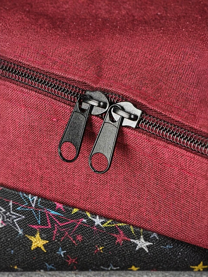 Термосумка 20 л, 34х17х34 см, полиэстер, алюминий, красная, UV-009/9