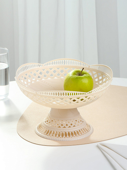 Ваза для фруктов, пластик, 14х24 см, Альтернатива, 7 злаков, М779