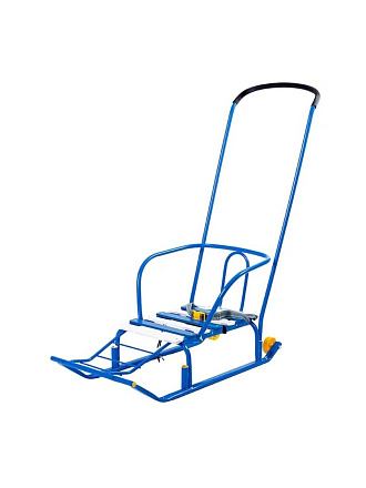 Санки Тимка 5 Комфорт, Т5К/Г2, переставная ручка, ремень безопасности, колеса на полозьях, 25 кг, спинка, Nika