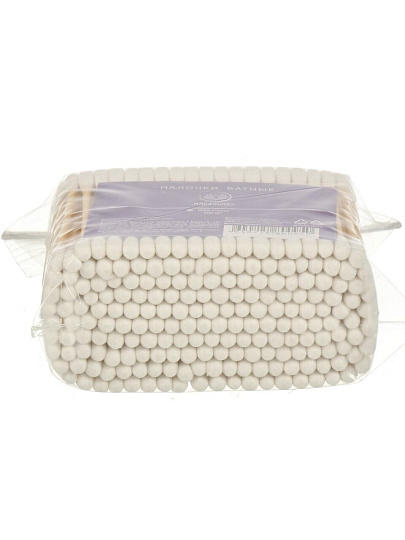 Ватные палочки 200 шт, полиэтилен, Идеальная, 105516