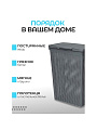 Корзина для белья, 50 л, 45х26х61.5 см, прямоугольная, пластик, серая, с крышкой, Violet, Лофт, 5650018 - фото 3